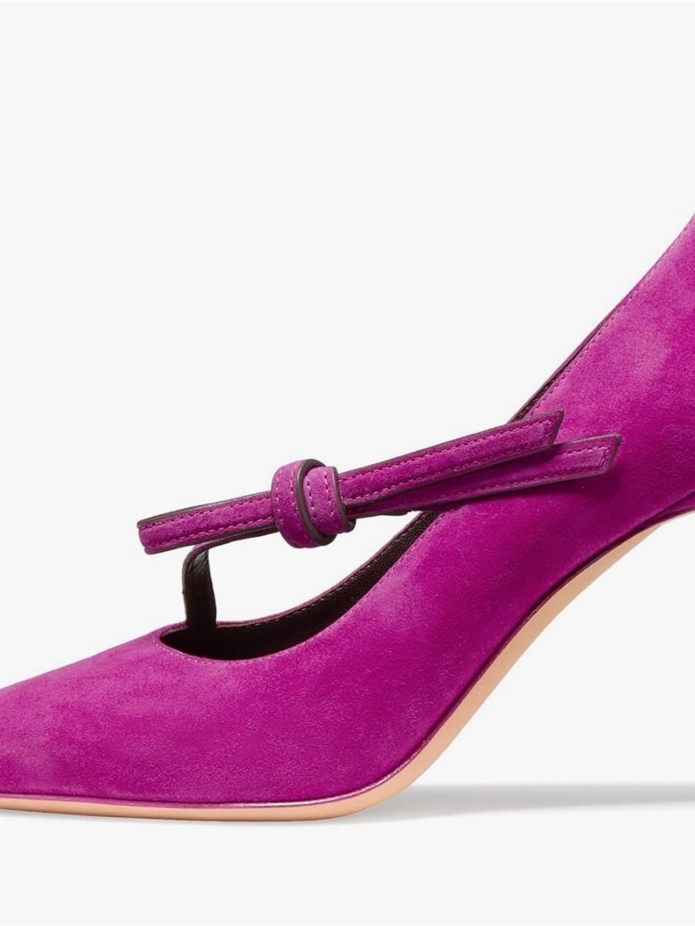 kate spade Fuchsia Pointed Toe Suede Pumps